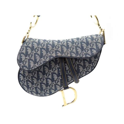 toile jacquard dior oblique bleu|dior oblique saddle clutch.